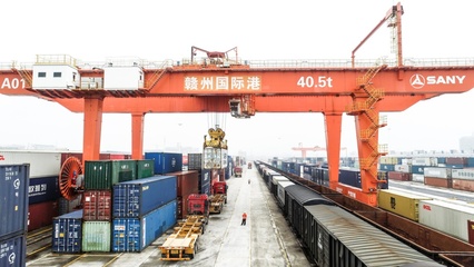 江西贛州港內(nèi)貿(mào)和外貿(mào)箱量實現(xiàn)“雙增長”